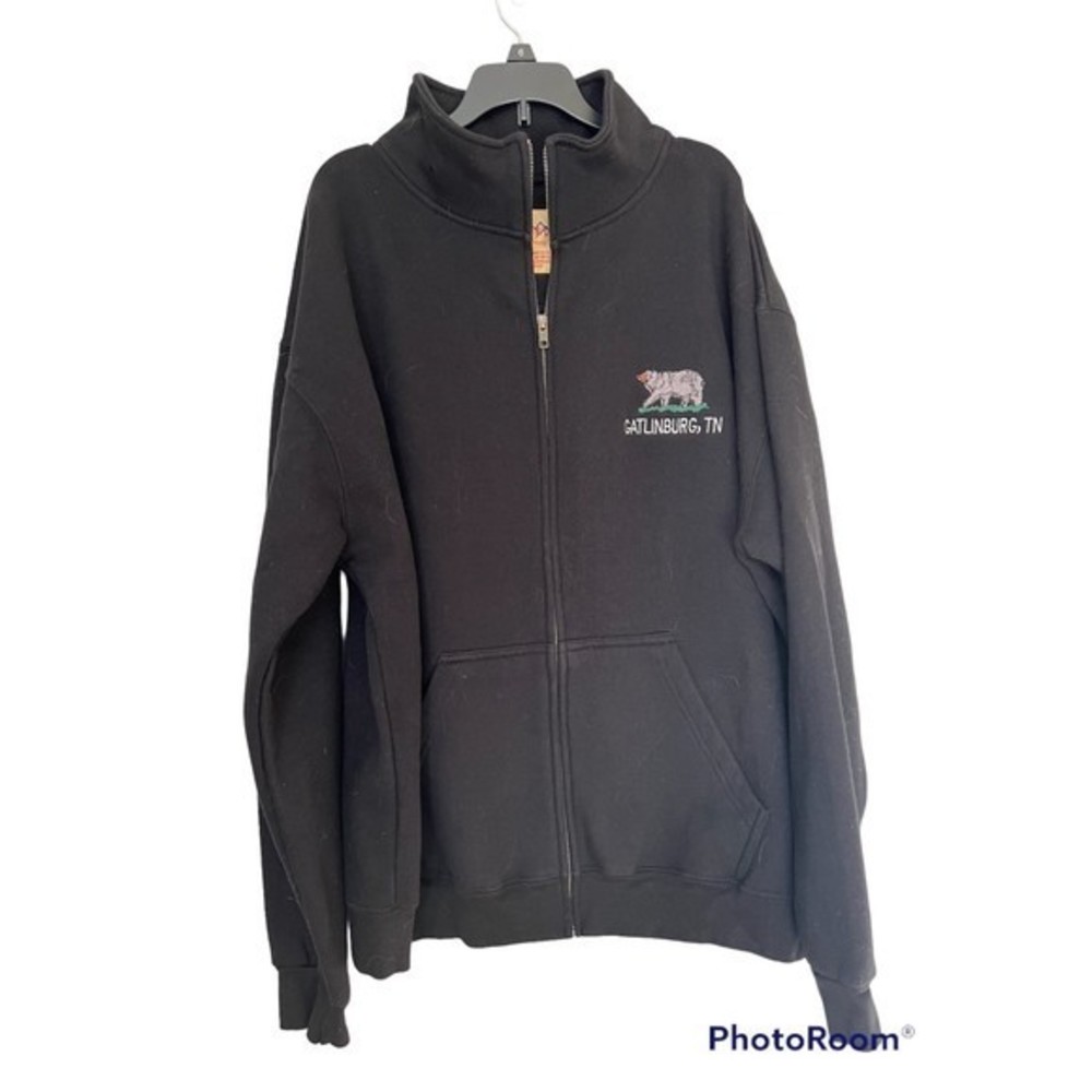 Gatlinburg TN full zip sweatshirt jacket size XL